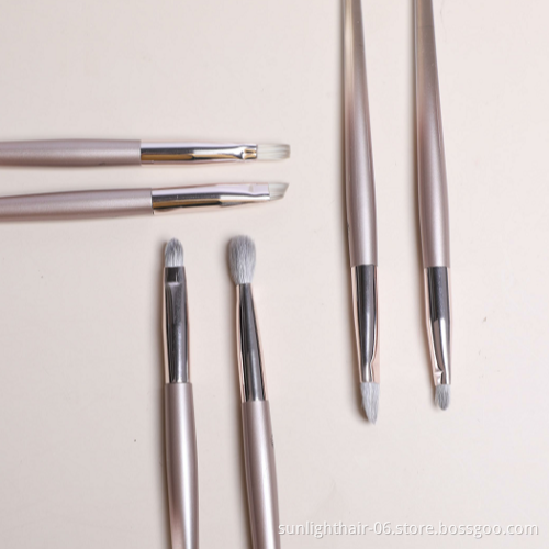 Sunlight 16pcs handle made 2021 Edge Eyebrow Make Up Brush Set Professional made with wool and with ABS handle